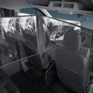 Fleksibilna prozorna pregrada